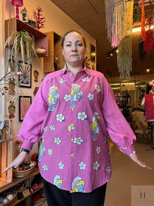 Lang skjorte - Smølfine Genfødt