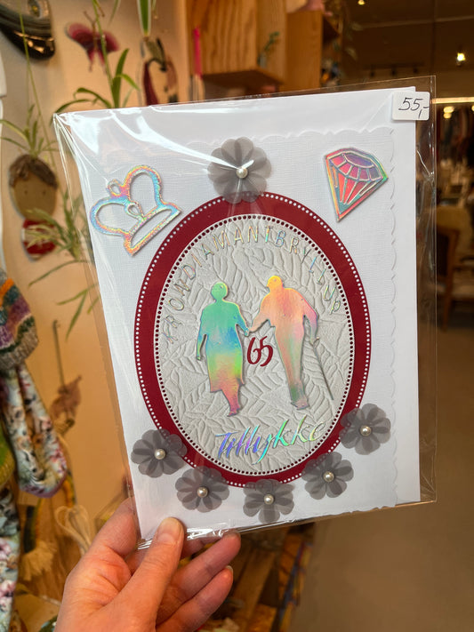 Krondiamant bryllup - kort