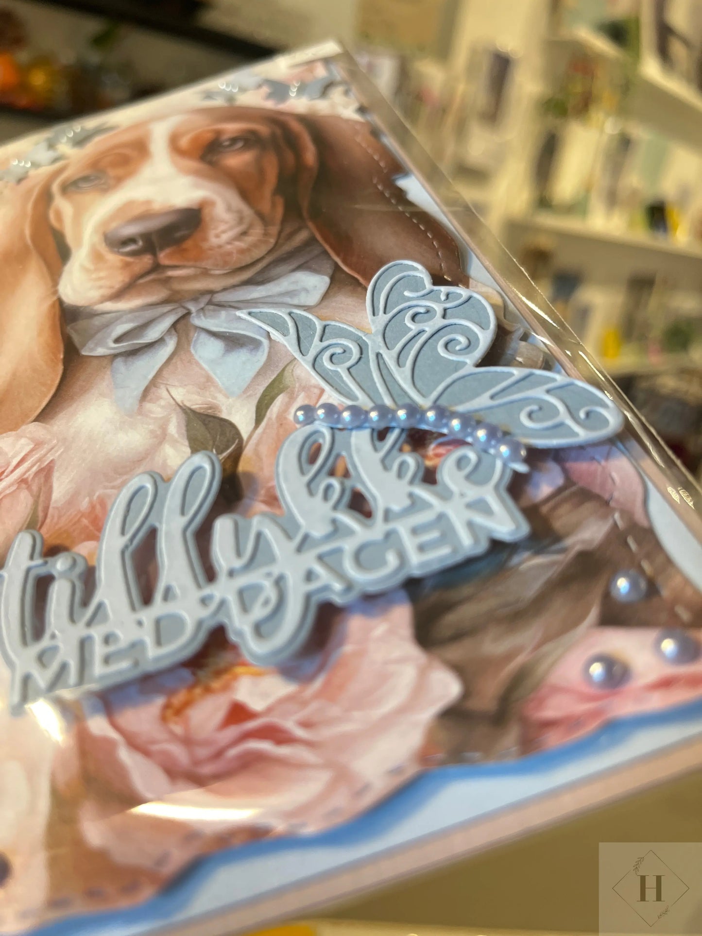 Tillykke - kort (Hund) Helle Vang