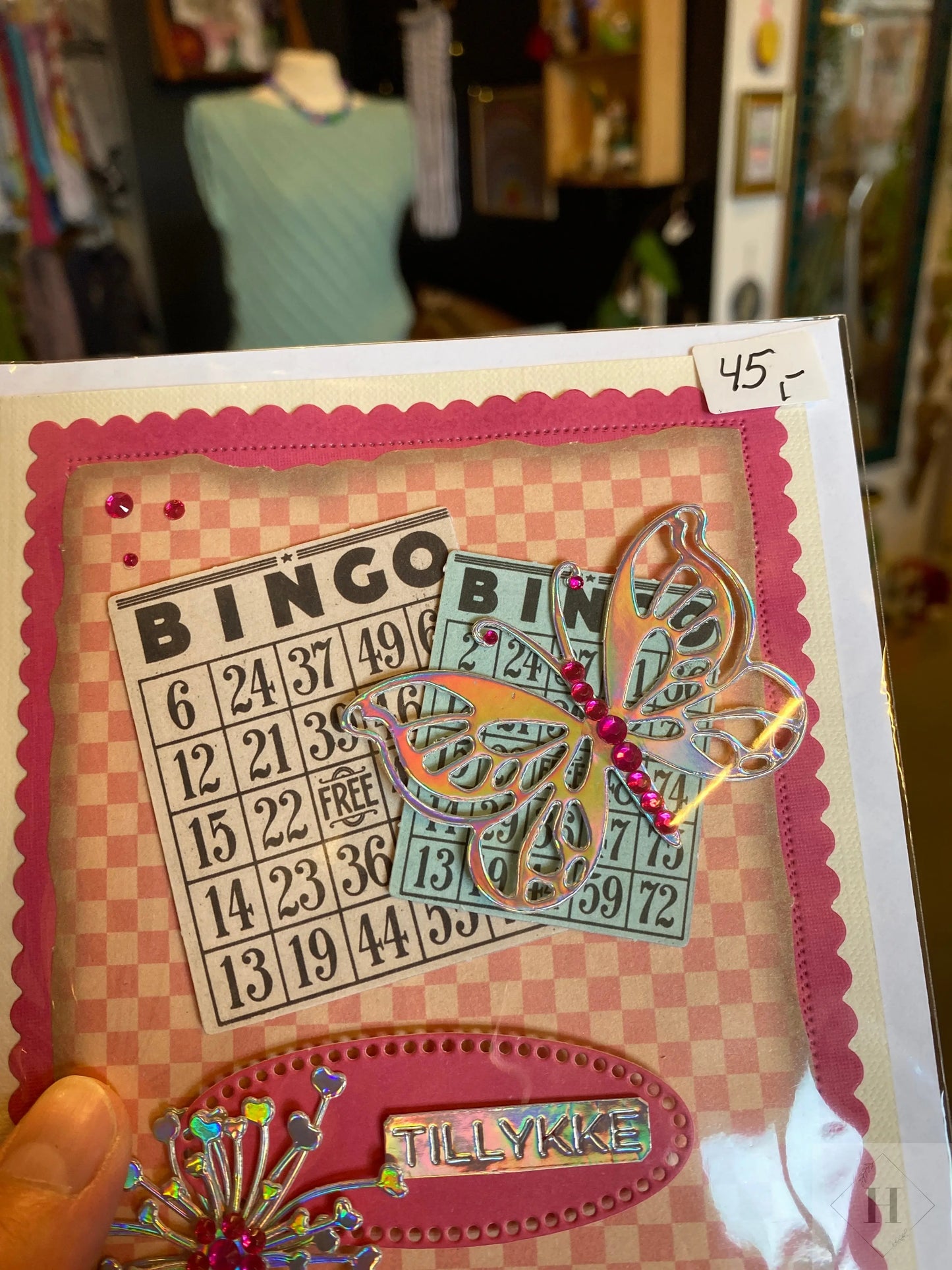 Fødselsdags kort - bingo Helle Vang