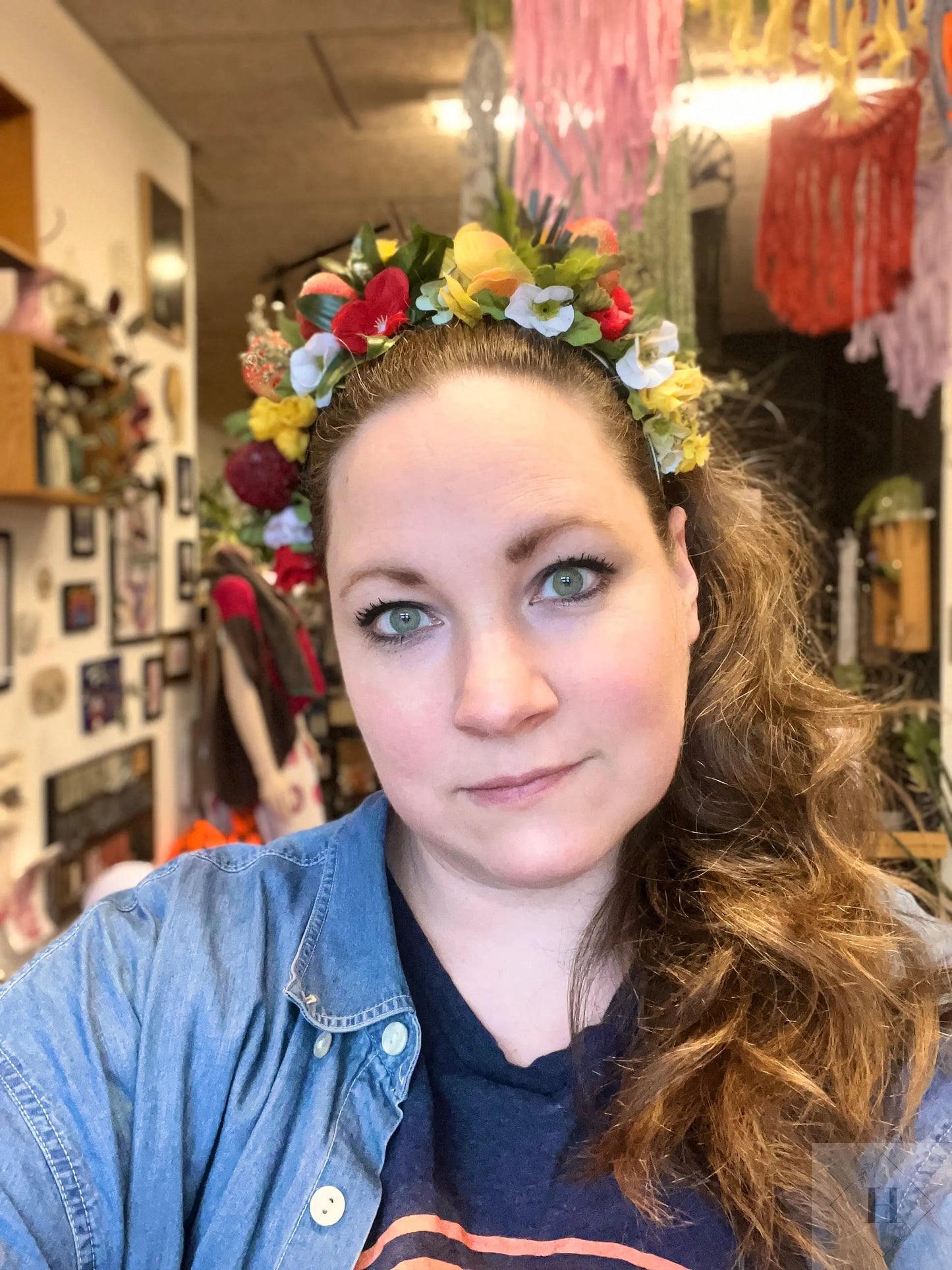 Blomsterkrone - studenter festen Genfødt