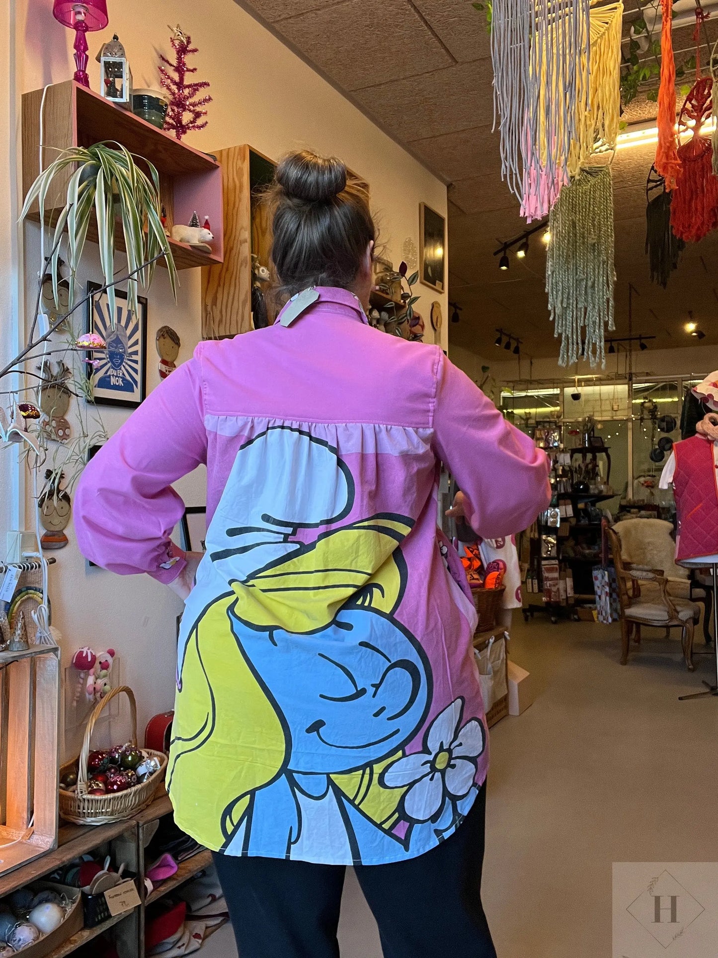 Lang skjorte - Smølfine Genfødt