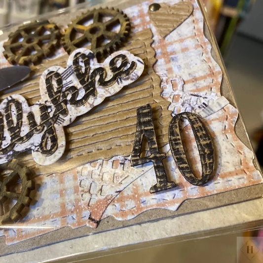 Fødselsdag 40 år - kort Helle Vang