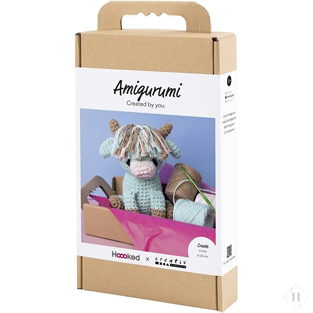 DIY kit - Amigurumi ko Håndlavet af