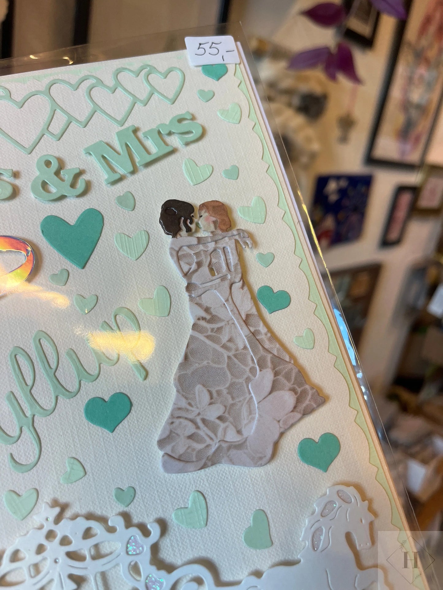 Bryllupskort - mrs & mrs Helle Vang