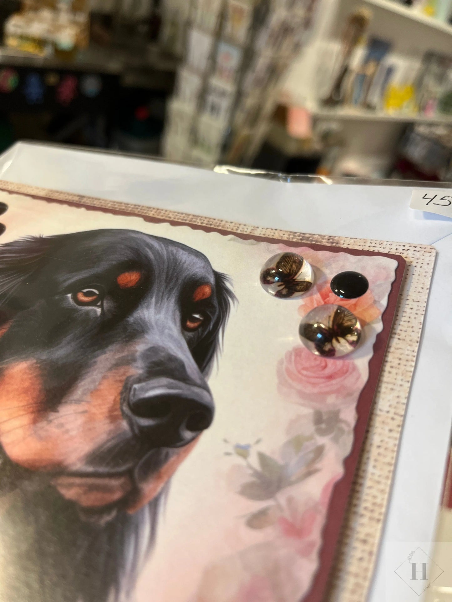 Tak - kort (hund) Helle Vang