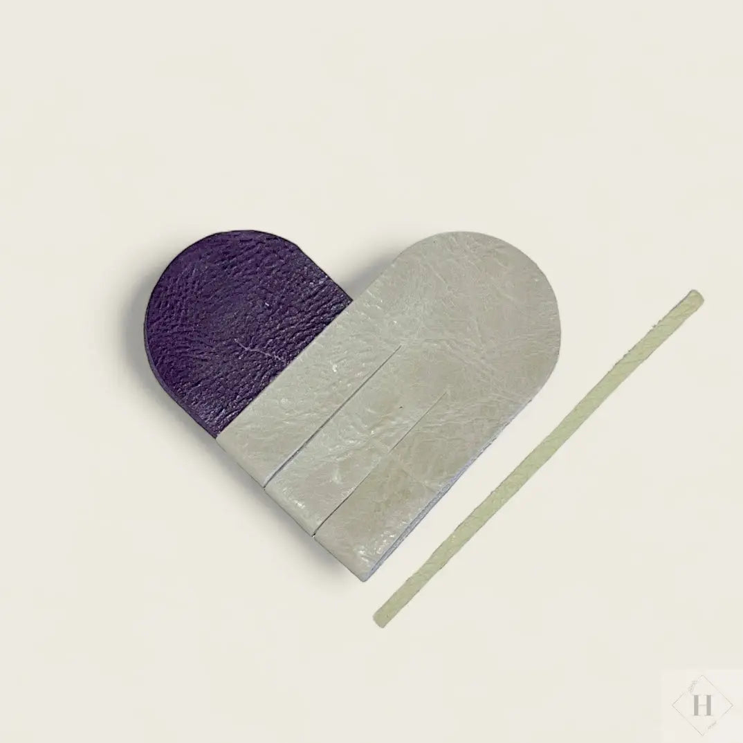 DIY - flettet hjerte i læder Unika Nord