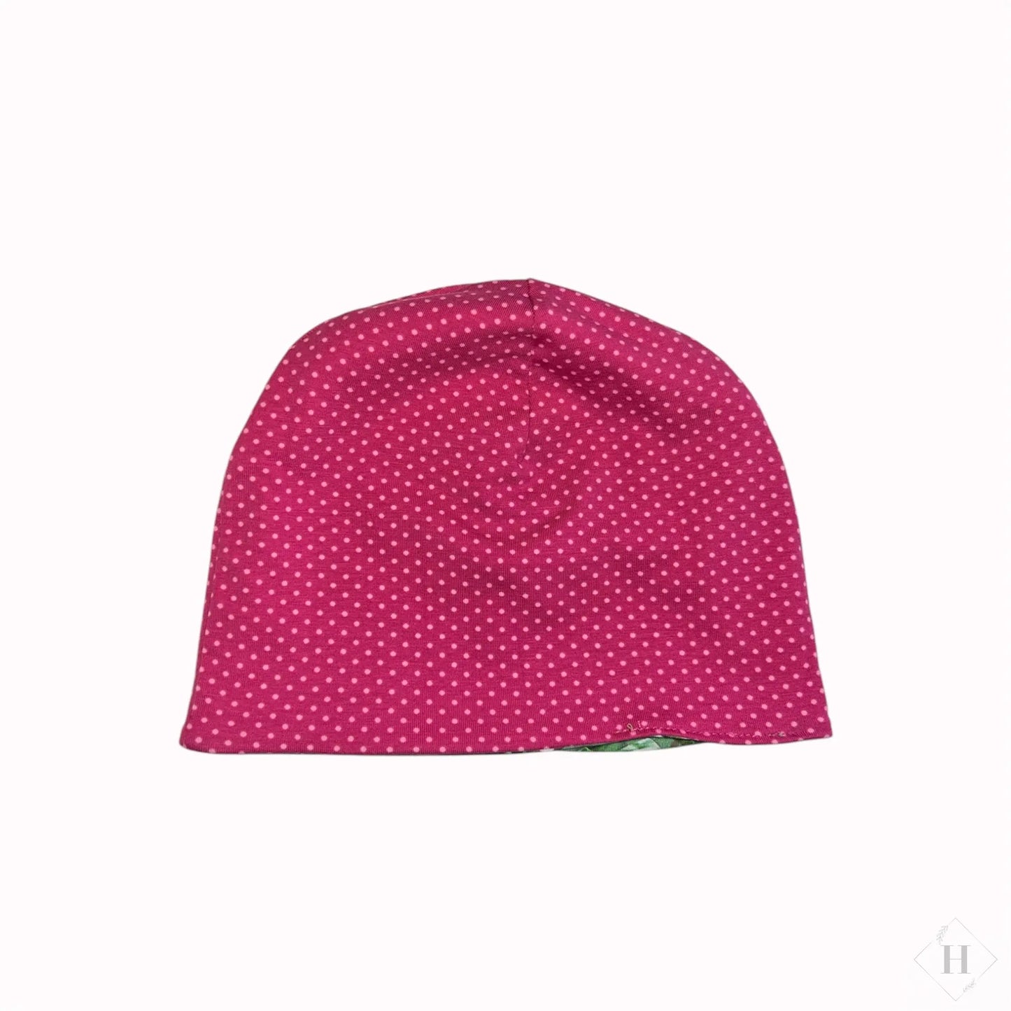 Vendbar hue i Jersey - grønne blade (forskellige varianter) Aldrig2ens