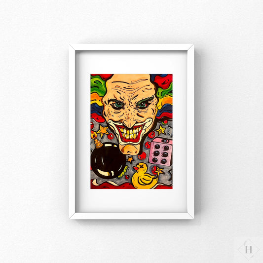Kort - The Joker Caths in Space Art