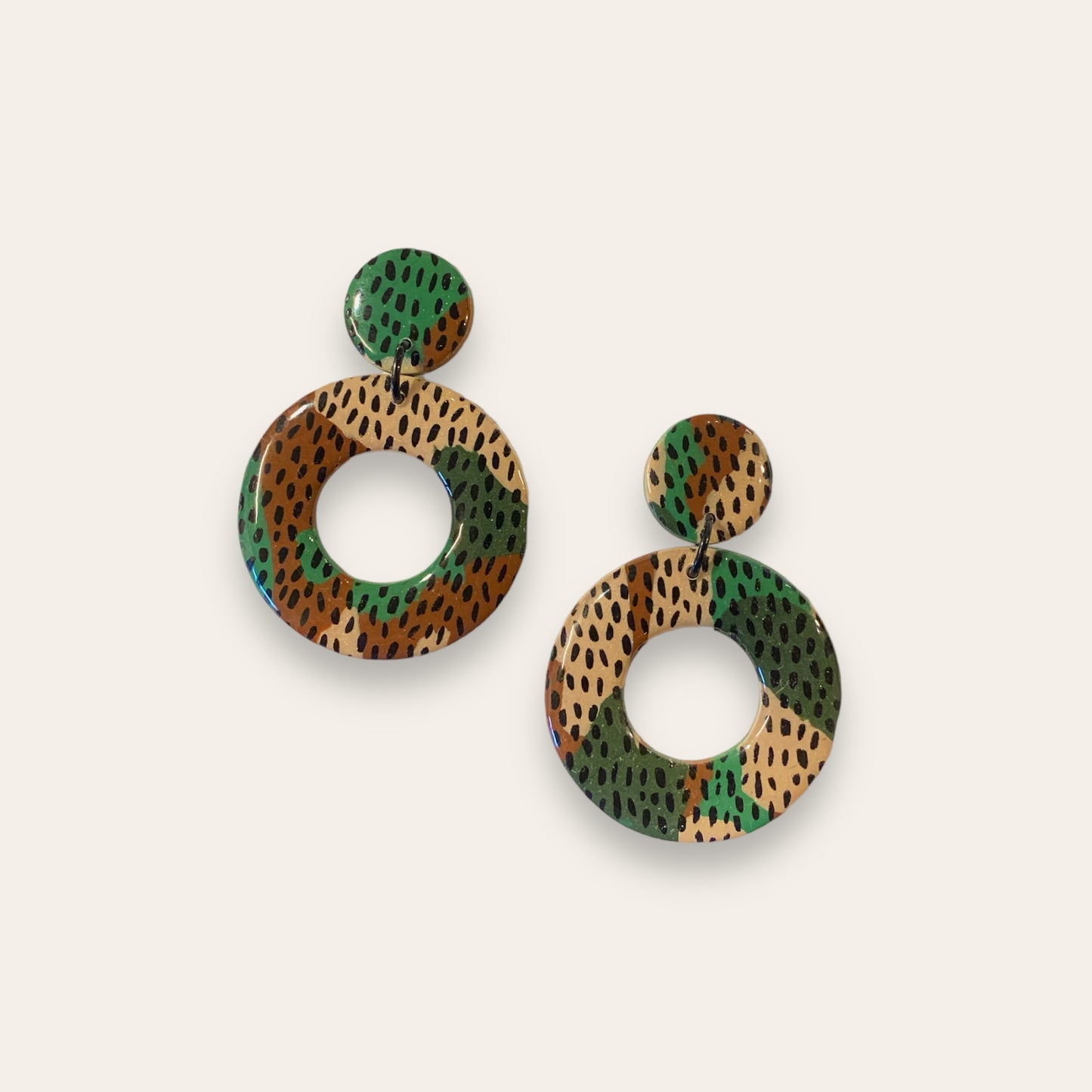 Big circle dangles Handmade Hygge