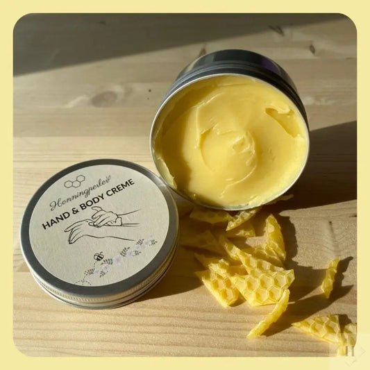 Hånd og krops creme Honningperler