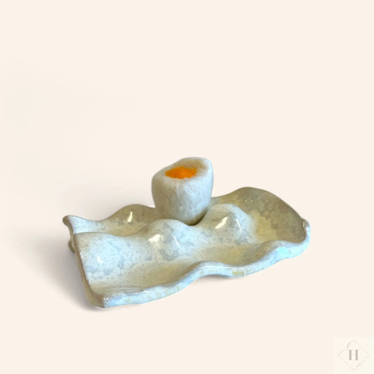Æggebakke i keramik By Victoria Juul