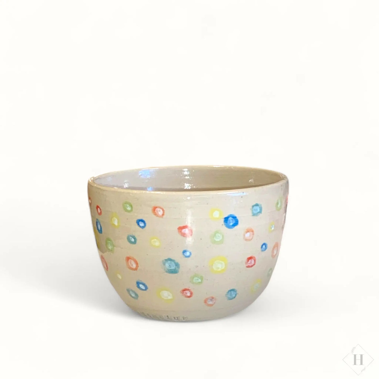 Skål med mangefarvede cirkler Famalut
