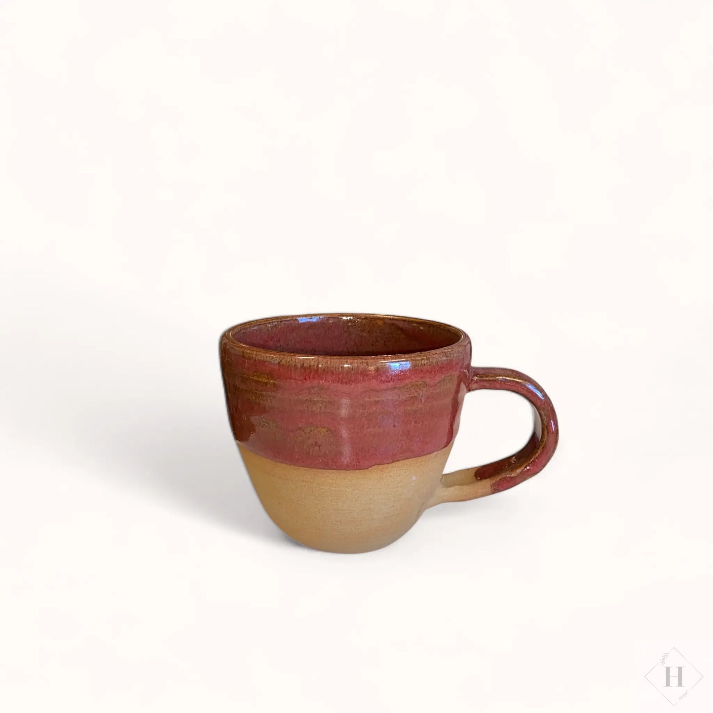 Kop med hank - terracotta Famalut