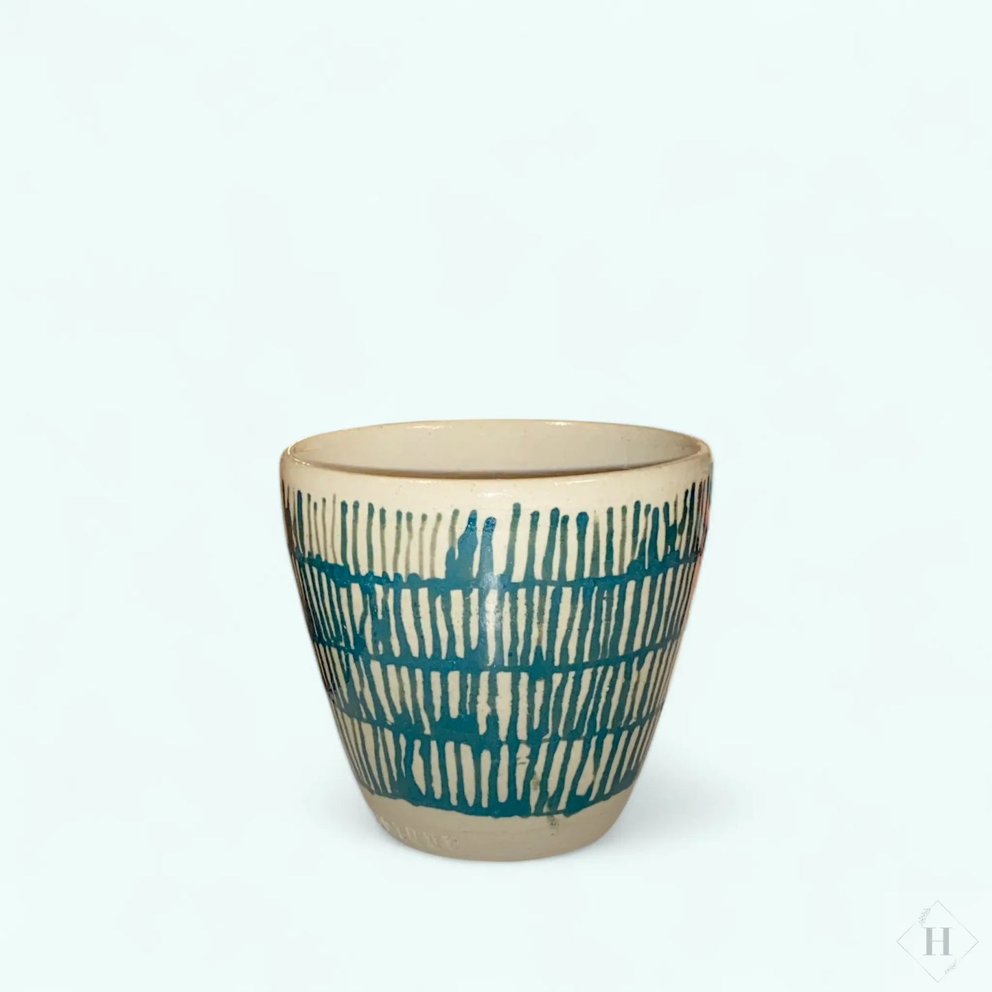 Kop uden hank - grønt mønster Famalut