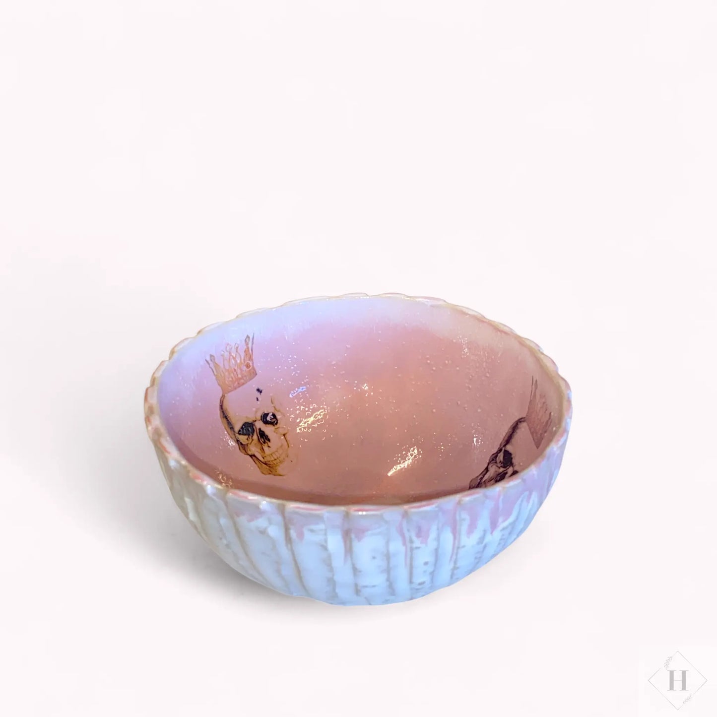 Lille skål i keramik - tre dødens dronninger Gitte Bramm