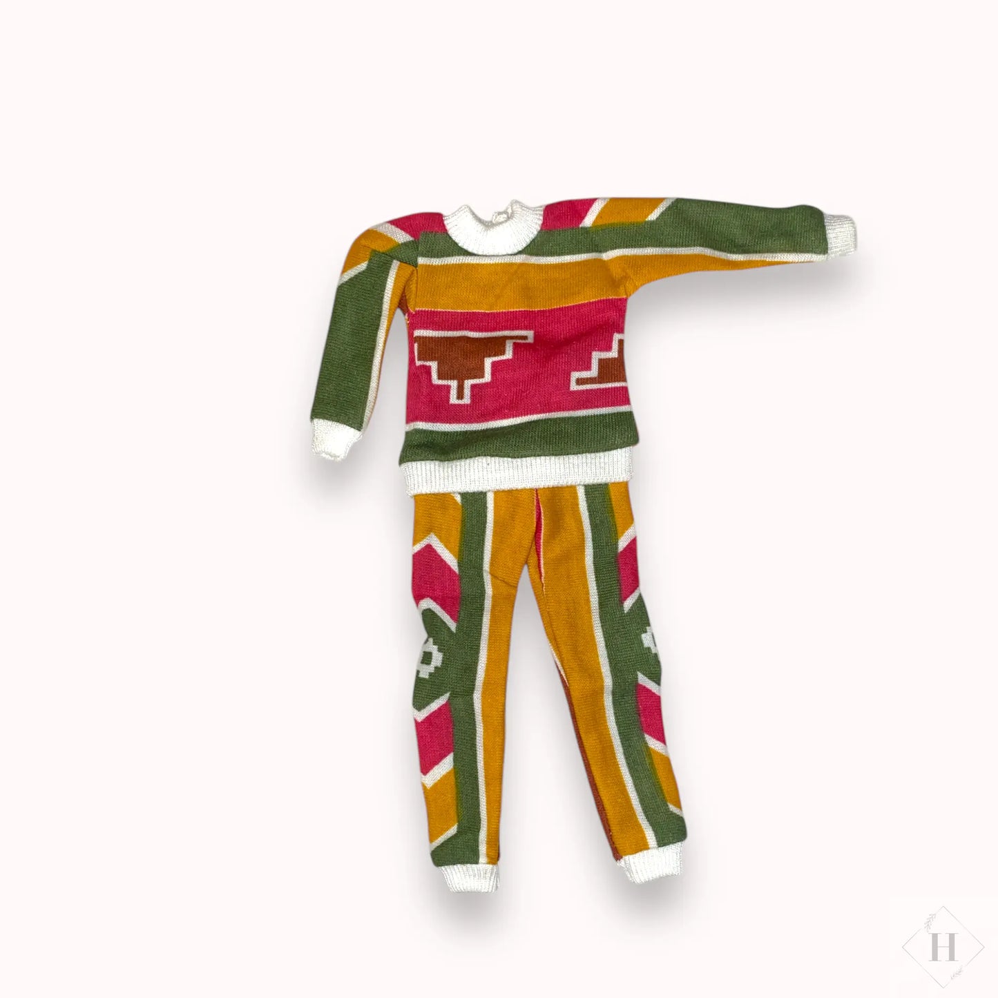 Håndsyet Barbie tøj Liselotte