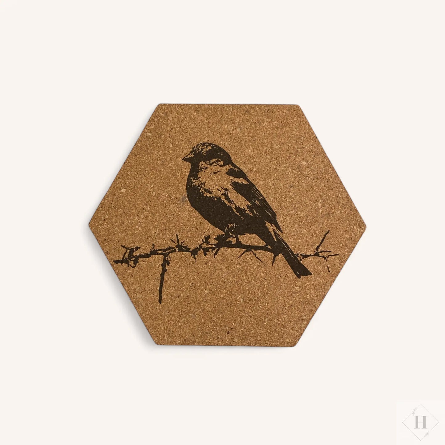 Bordskåner i kork med motiver Moodtiles