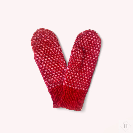 Strikkede luffer i islandsk uld (flere varianter) Famalut