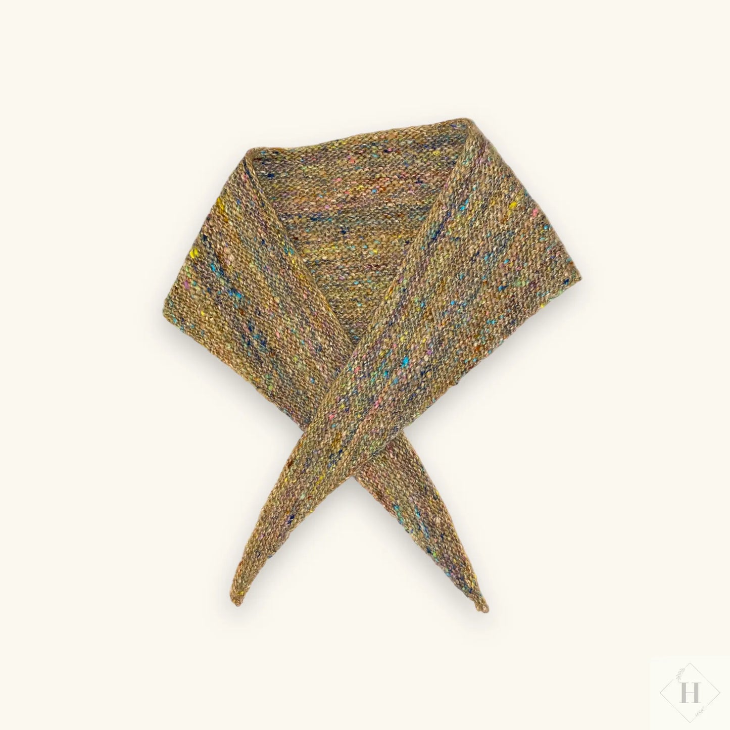 Lille tørklæde i uld/silke Famalut