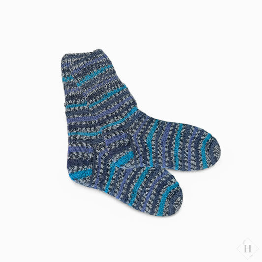 Strikkede strømper str 45-47 Håndlavet af