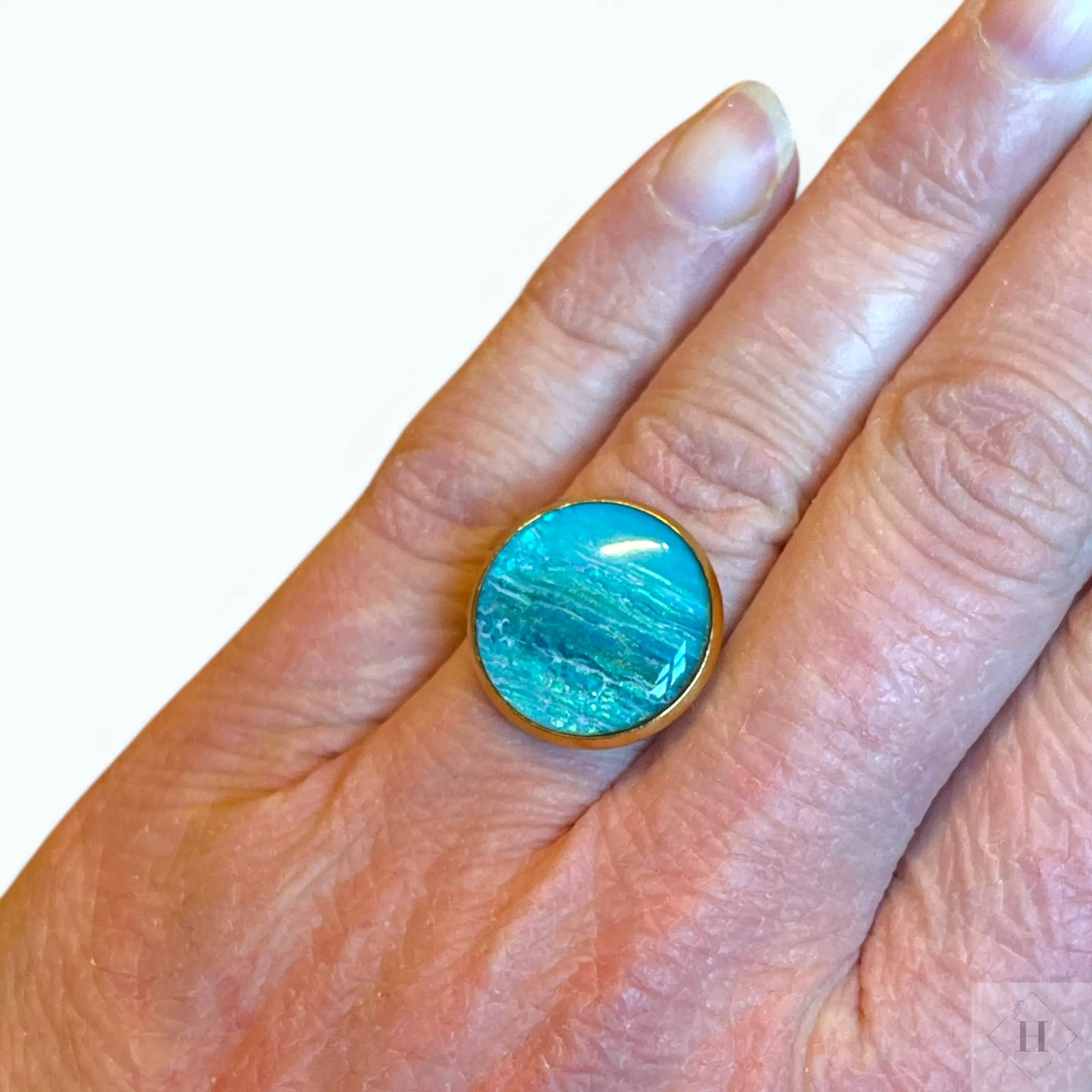 Ring med håndmalet motiv Great Fun Arts