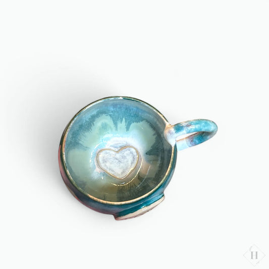 Jumbo krus med hank - Sort Guld Jøwjøw