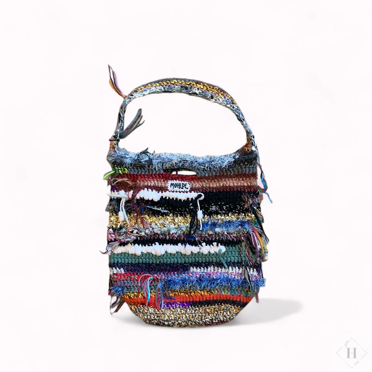 Hæklet totebag - Snebær Møhlde
