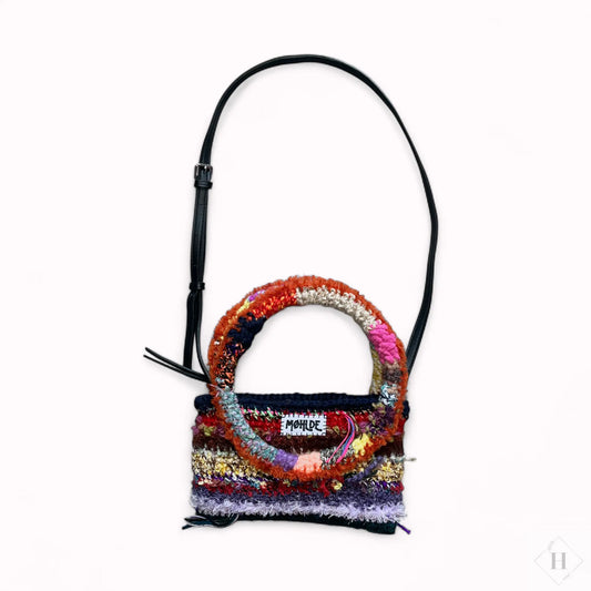 Hæklet håndtaske - ring of fire Møhlde