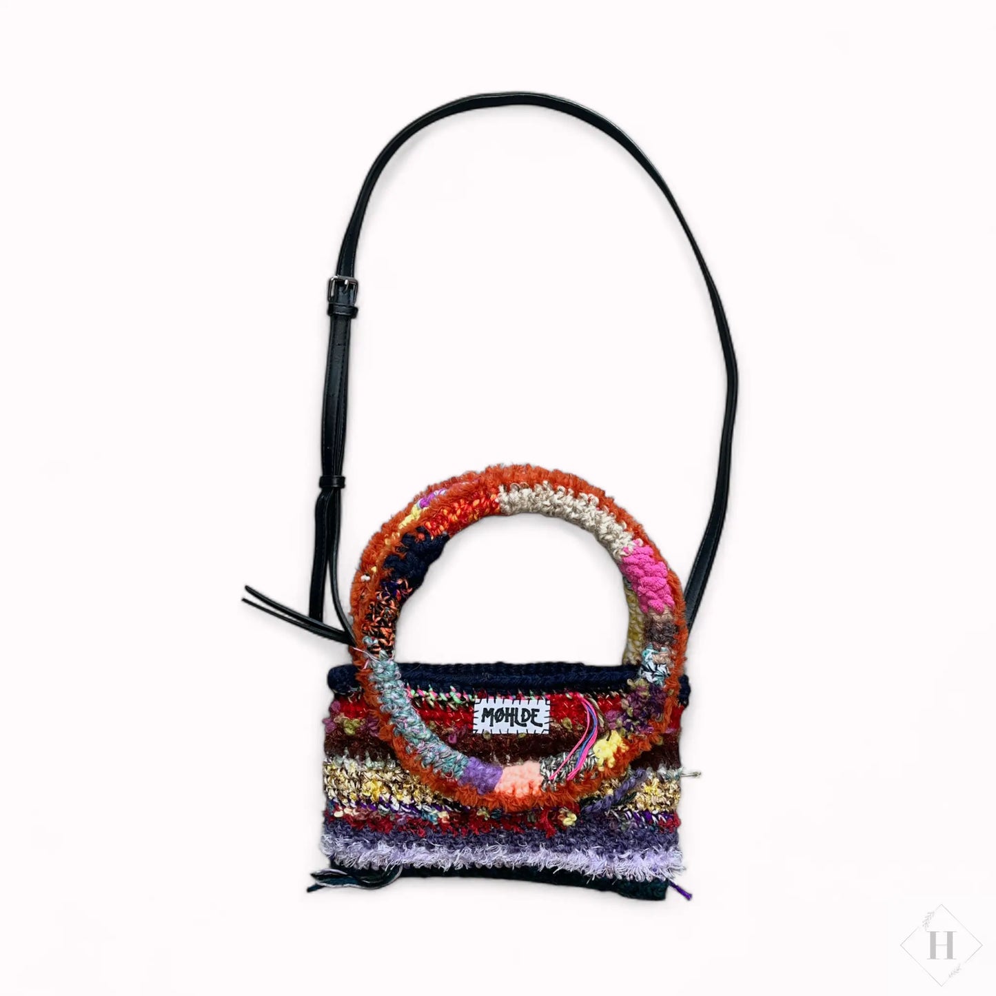 Hæklet håndtaske - ring of fire Møhlde