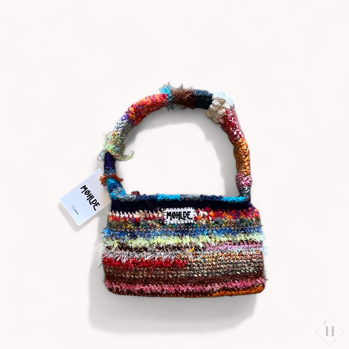 Hæklet håndtaske - Go to town Møhlde