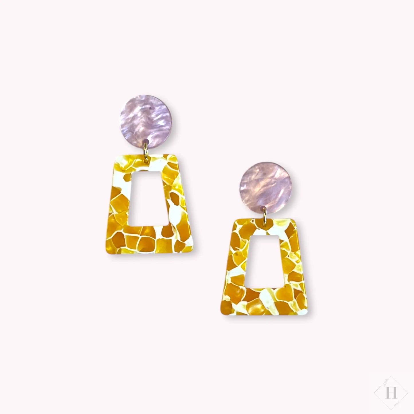 Statement ørering - square giraffe Winther Design