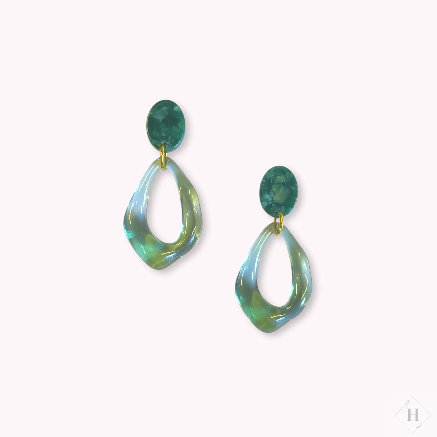 Statement ørering - grønne dråber Winther Design