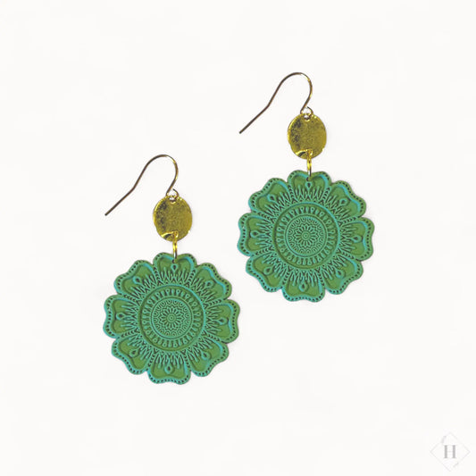 Boho mandala stor - mint Handmade Hygge