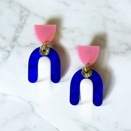 Statement ørering - Rosa og Blå