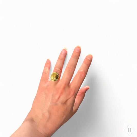 Vandfast ring - Sol skjold Winther Design