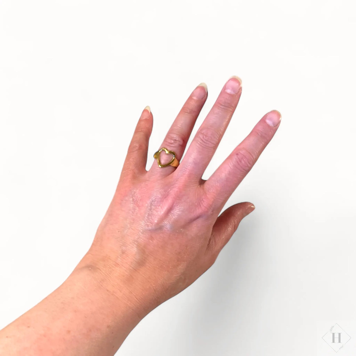 Vandfast ring - hjertet Winther Design