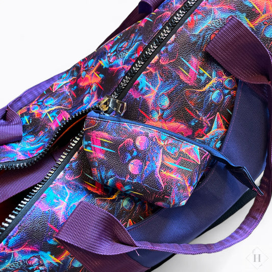 Weekend taske - neon katte Aldrig2ens