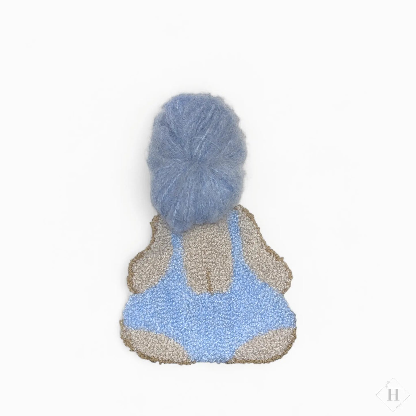 Tuftet nymfe - Lyseblå badedragt Sofie Hvid