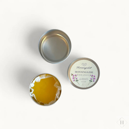 Honning sæbe med geranium Honningperler