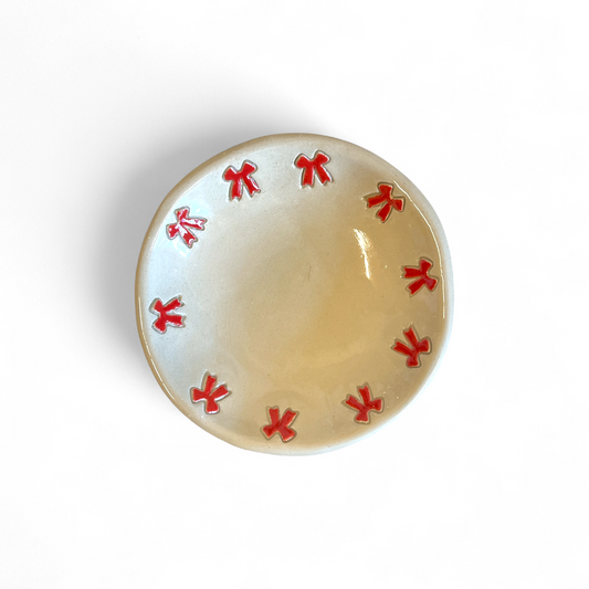 Lille skål med sløjfer