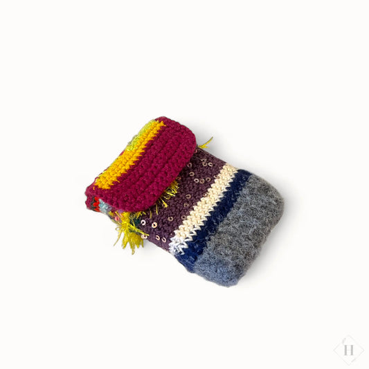 Hæklet etui til spillekort Møhlde