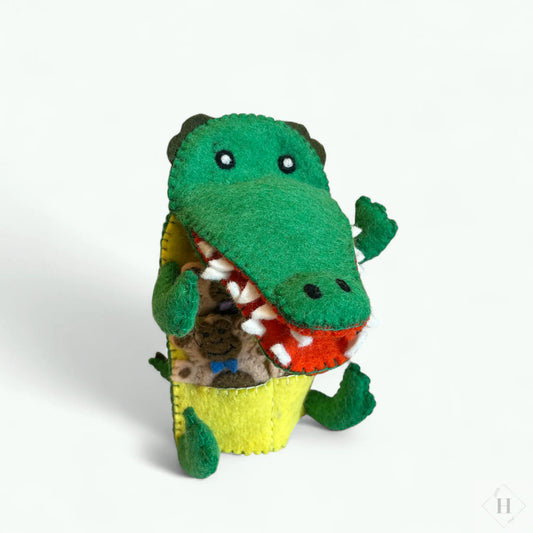 Filtet sang dukke - 5 små aber Their Story