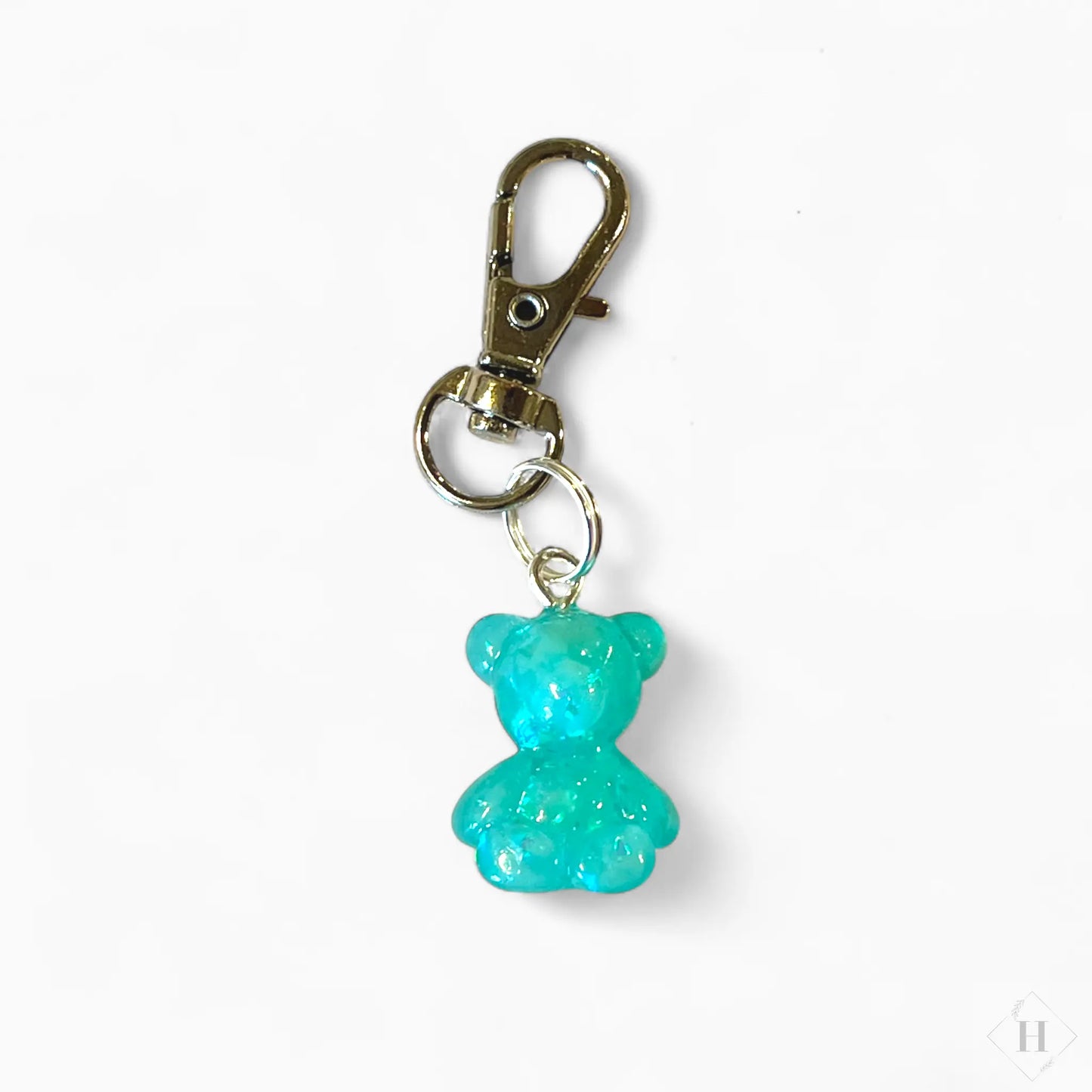 🔸 Nye farver 🔸 Lille nøglering med bamse - glow in the dark (flere varianter) Great Fun Arts