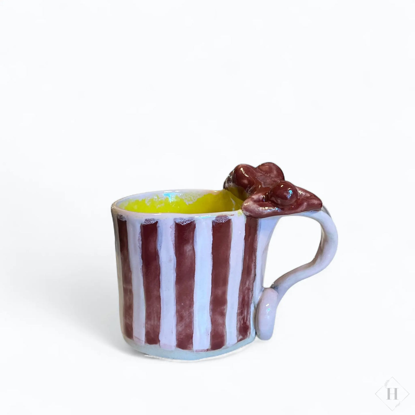 Krus med dame - brede striber Lisbeth Børglum