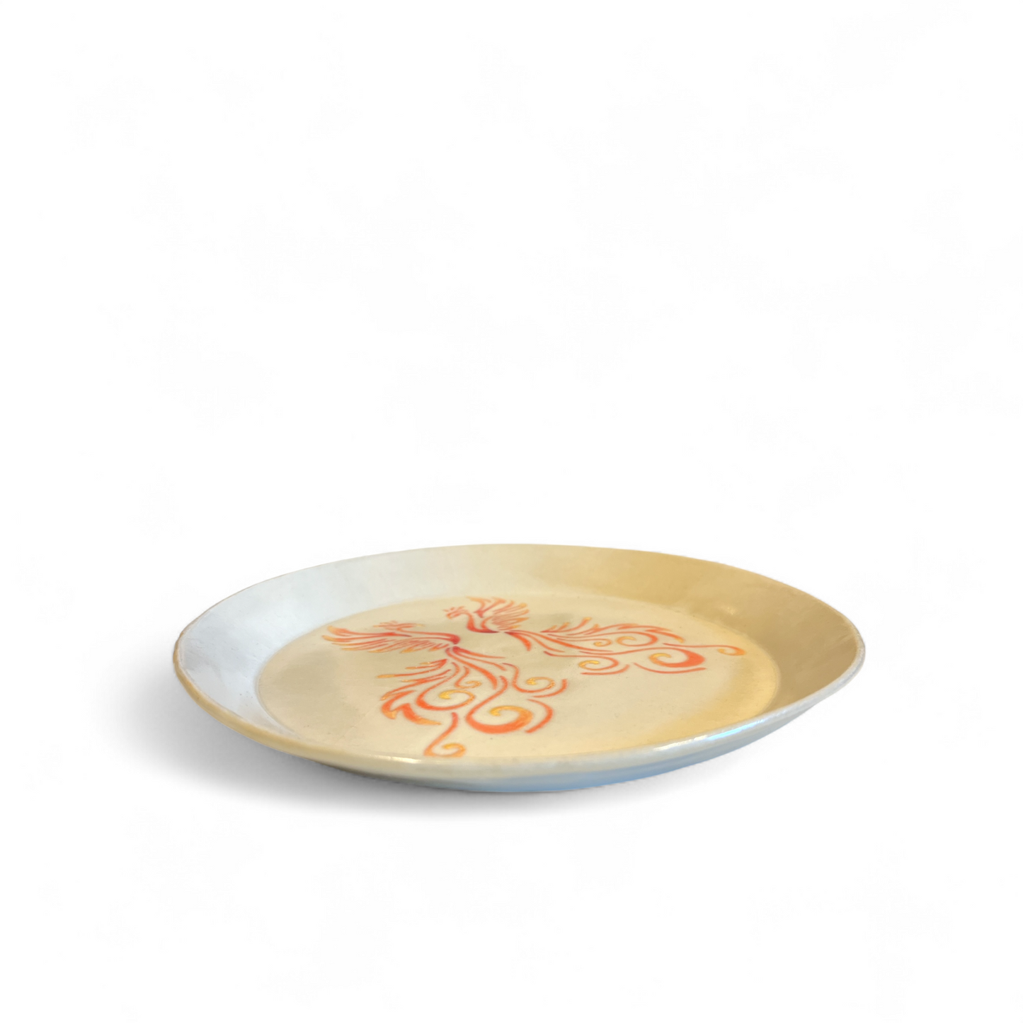 Tallerken - fugl fønix Creatrivi