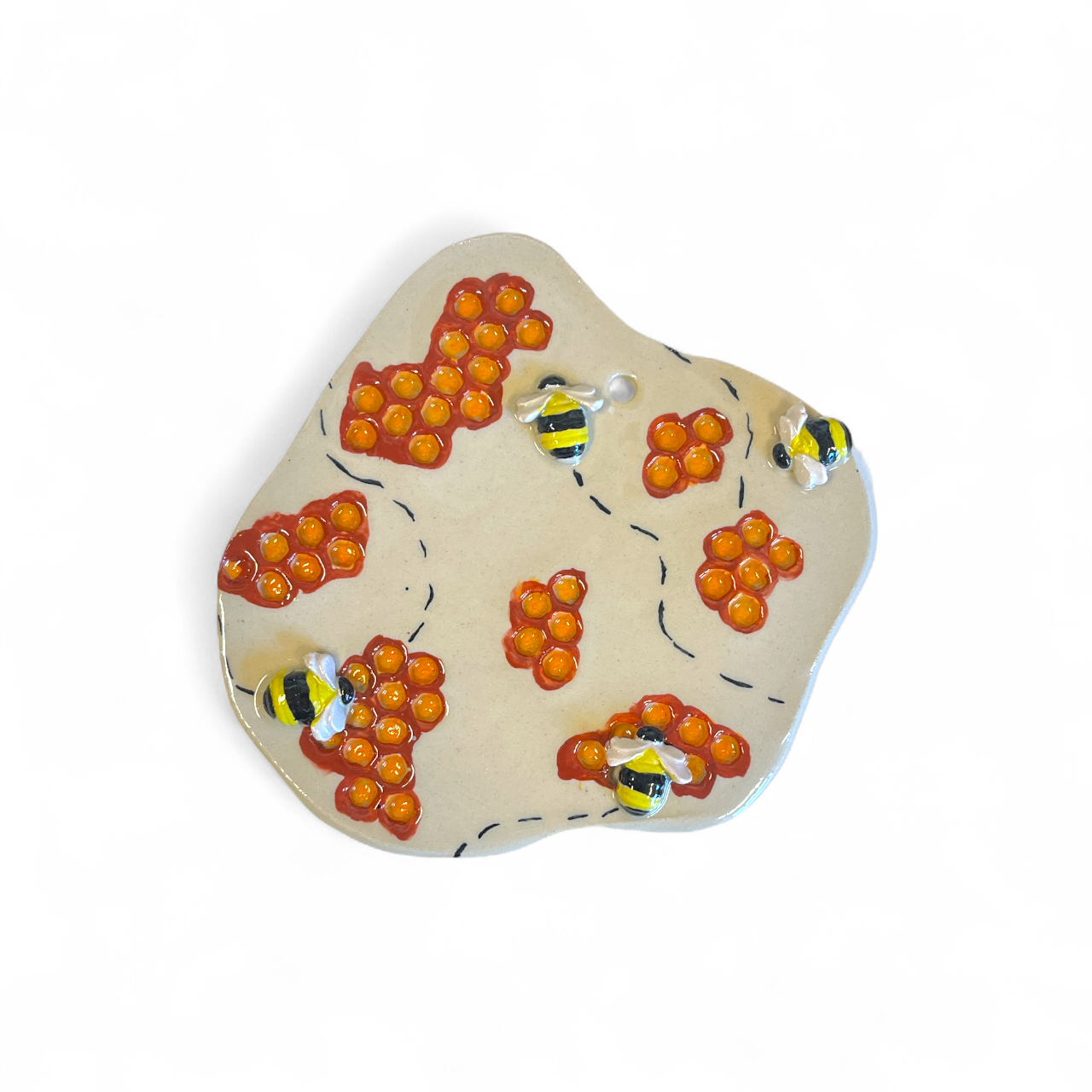 Vægophæng i keramik - bistade By Victoria Juul