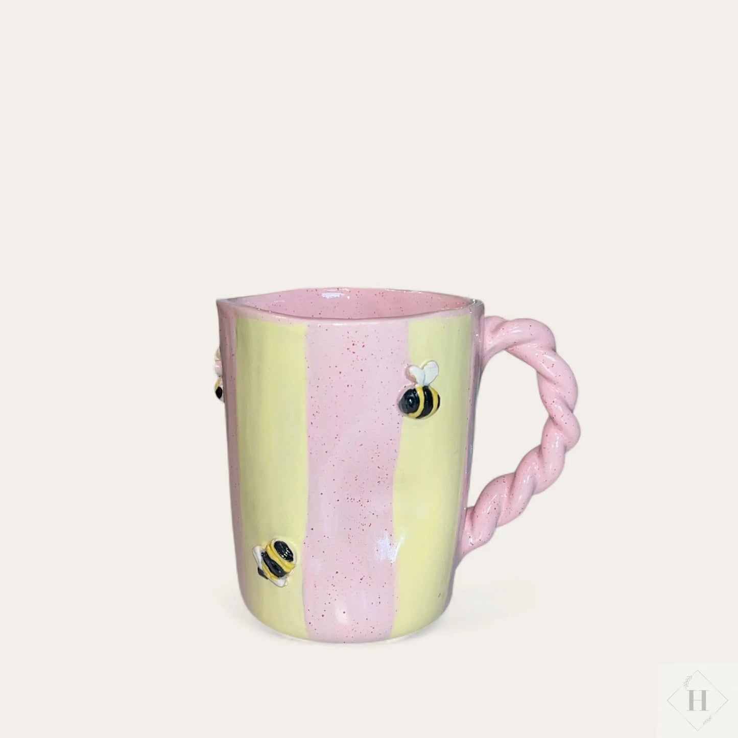 Stor Kop med hank - bier By Victoria Juul