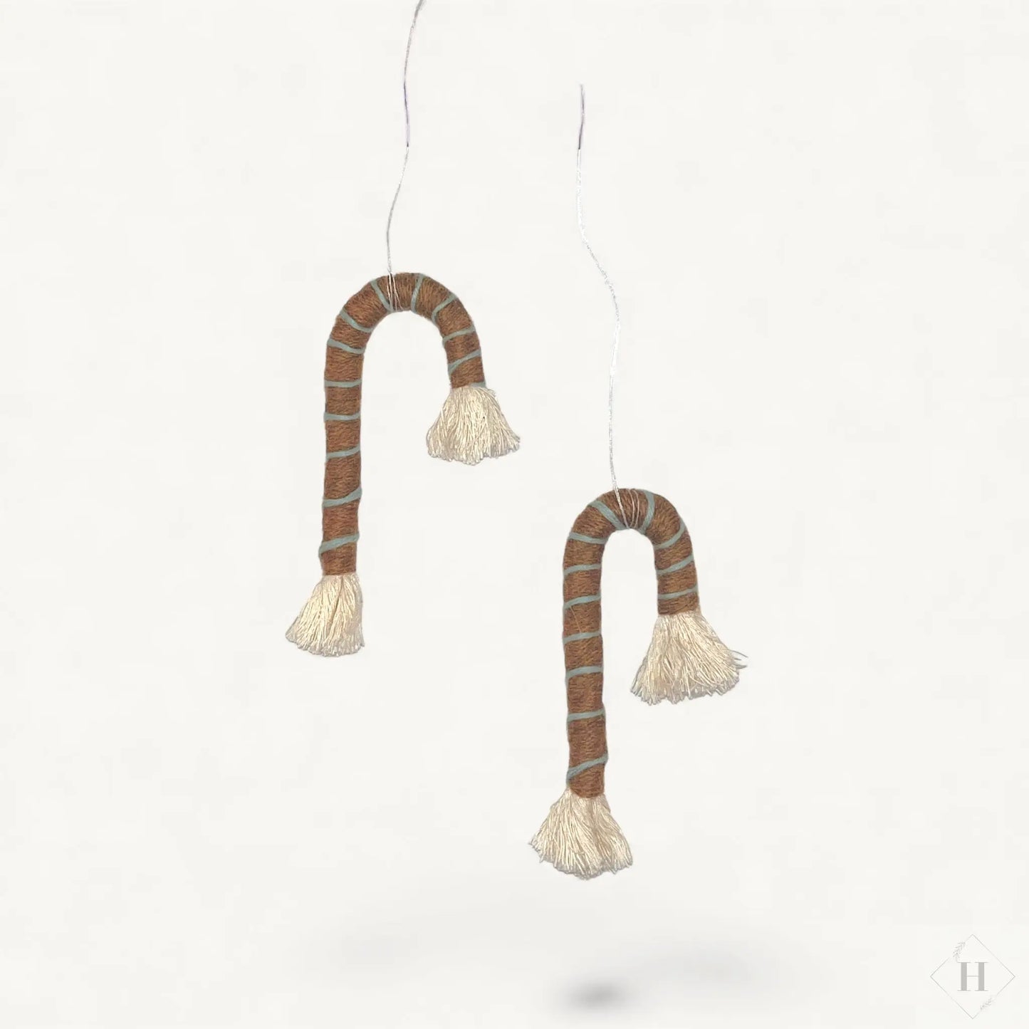 Små viklede slikstok-ophæng - Sæt med 2 stk Flair