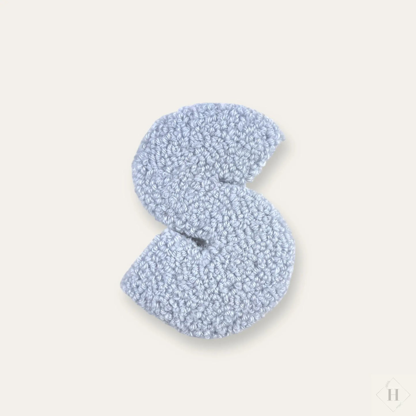 Håndlavet Tuftet Bogstav 14 cm - Personlig Væg Dekoration (S) Flair